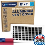 Aclaminaire 16X8 Duct Opening Register Vent Cover Adjustable Aluminum Hvac Grill New. Price: $91.09.