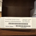 American Standard Touchscreen Comfort Control ACONT624AS42DAA Thermostat New. Price: $65.00.