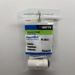 Watts PL-3027 Quick Connect 1/8" Od X 1/2" Mip Adapter, Fs New. Price: $6.99.