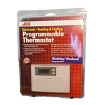 Vtg Ace Programmable Thermostat Heating Cooling 24-VOLT Saves Energy #42355 Nos New. Price: $35.95.