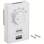 Dayton 4PU48C Line Voltage Mechanical Thermostat, Heat Only, 50 90F, Exposed New. Price: $46.69.
