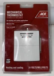 Ace Mechanical Thermostat For Heating And Cooling 24 Volts Model 42351 New. Price: $16.95.