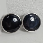 Lot Of 2 Google Nest 1ST Gen Learning Thermostat 01A Silver Home Heat Cool House Used. Price: $27.95.