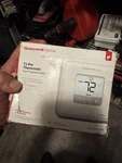 Honeywell T1 TH1110D2009 Non-programmable Thermostat, New Unused Open Box. Price: $100.00.