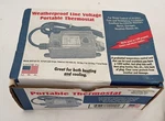 New Portable Thermostat Weatherproof Line Voltage Kkontrol Nuarms Model Kp 16110 Open. Price: $39.99.