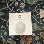 Google Nest Thermostat White Programmable Wi-fi Smart Home App Control New. Price: $44.24.
