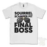 Squirrel Scamper Pit Final Boss T-shirt Funny Xmas Gift Weeting Norfolk England New. Price: $21.52.