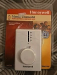 Honeywell Manual Thermostat CT62B For Electric Baseboard Heaters, New Open Box. Price: $23.00.