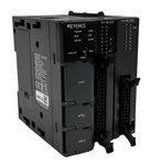 Used Keyence KV-NC32T Nano Cpu Module W/ KV-NC16EX Expansion Input. Price: $350.00.