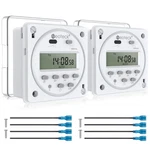 Neoteck Dc 12V/16A Digital Switch 7 Day Relay Programmable White New. Price: $32.62.
