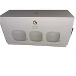Google Nest Wifi Mesh Router AC2200 And Points With Assistant 3 Pack New. Price: $100.00.