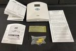 Hunter Set & Save Digital Programmable Thermostat Model 44100B Day White Open. Price: $23.90.