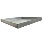 Heavy-duty Galvanized Steel Drain Pan Premium, Rust-resistant 22 X24 X2" New. Price: $83.99.