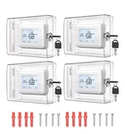 4 Pcs Large Wall Thermostat Lock Box With Combination 5" 6" Cover Gu New. Price: $45.00.