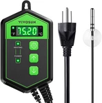 Vivosun Digital Heat Mat Thermostat Temperature Controller 40 108 For Seed New. Price: $17.99.