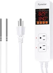 Digital Temperature Controller Dual Probe Reptile Thermostat Controlled Outlet F New. Price: $58.93.