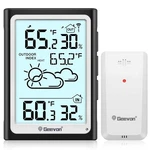 Geevon Large Display Digital Thermometer Hygrometer, Accurate Indoor Black New. Price: $34.79.