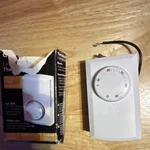 Cadet TS22W Line Voltage Double Pole Wall Dial Thermostat, White Open. Price: $15.00.