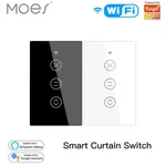 Moes Wifi Rf Smart Curtain Switch Roller Blinds Shutter Touch Alexa Google App New. Price: $24.99.