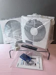 Koviet 8" Room To Ventilation Fan W/ Remote, Quiet Reversible Through Wall New. Price: $85.00.