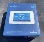 Emerson Sensi Smart Thermostat W/ Color Touchscreen Wi-fi ST75W Black New. Price: $99.99.