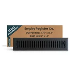 Empire Register Co. 2" X 14" Premium Vent Covers For Home Floor Only, Metal D... New. Price: $40.52.