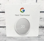 Google Nest Thermostat Programmable Smart Wifi GA01334-CA Snow New. Price: $71.99.