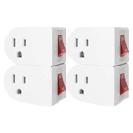 Oviitech 4 Pack Grounded Outlet Wall Tap Adapter With On/off Power Switch Sin... New. Price: $19.62.