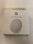 Google Nest Thermostat Snow G4CVZ - Open Box Control From Anywhere. Price: $49.90.