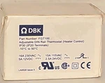 Dbk FGT100 Adjustable Din Rail Thermostat -10 To 50 C, 16A, 115 230V Ac New. Price: $65.00.