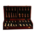 20" Extra Large Solid Walnut Wooden Chess Set With Queen Pieces - Kin... New. Price: $111.90.