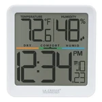 302-1408 La Crosse Technology Digital Clock With Comfort Meter White New. Price: $24.95.