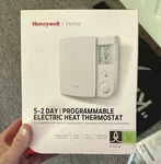 Honeywell Home RLV4305A Programmable Electric Heat Thermostat 5-2 Day New. Price: $45.00.