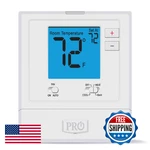 PRO1 Iaq T721 Non-programmable 2H/1C Heat Pump Thermostat Blue New. Price: $108.25.