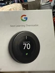 Google Nest T3007ES - Learning Thermostat Open. Price: $85.00.