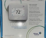 Johnson Controls TEC3000 Programmable Touchscreen Thermostat White Heat Pump New. Price: $90.00.