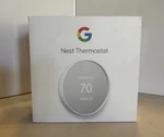 Google Nest Smart Thermostat, Snow GA01334-US Brand. New. #3541 07500. Price: $100.00.