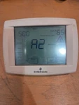 Emerson 1F98EZ-1441 1F98-1491 Touchscreen Programmable Thermostat Used. Price: $25.00.