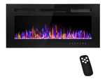 36" Electric Fireplace Wall Mounted And Recessed With Remote Control, 750/150... New. Price: $275.89.