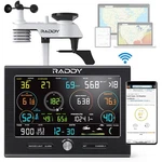Raddy L7 Lora Weather Station 1.9 Miles Long Range Wireless Wi-fi Indoor Outdoor New. Price: $179.99.