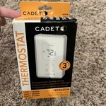 Cadet TEP362DW: Programmable Energy-saving Wall Thermostat Open. Price: $39.99.