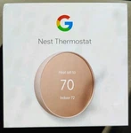 Google Nest Thermostat Sand GA02082-US New. Price: $60.00.