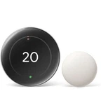 New Google Nest Learning Thermostat (4TH Gen) W/ Temperature Sensor Silver. Price: $181.82.
