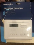 White Rodgers Heating And Cooling Touch Screen Programmable Thermostat Open. Price: $40.00.
