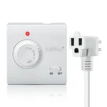 Adjustable Thermostat, Briidea Plug Heating & Cooling White New. Price: $31.70.