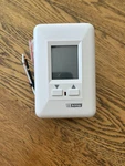 King HWP120 Electronic Line Voltage Programmable Hydronic System Thermostat, Open. Price: $71.00.