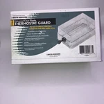 White Rodgers 7702 Universal Clear Plastic Locking Thermostat Guard Open. Price: $9.00.