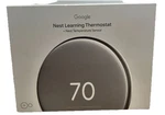 Google Nest Learning Thermostat (4TH Gen Polished Silver + Sensor) Ob Fast Ship Open. Price: $179.99.