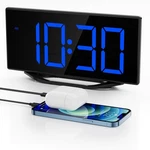 Digital Alarm Clock For Bedroom Bedside, Large Big Numbers Display With Brigh... New. Price: $27.59.