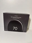 Google Nest Learning Thermostat (4TH Gen) + Temperature Sensor, Obsidian New. Price: $189.99.